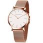 HANNAH MARTIN Watches for Women Analog Women's Watch with Stainless Steel Expansion Band Minimalist Slim Dial 30M Waterproof Ladies Dress Wristwatch for Casual Daily Business