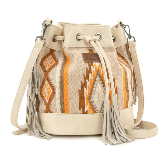 Wrangler Hobo Bags for Women Designer Aztec Bucket Purses Western Tapestry Shoulder Handbags