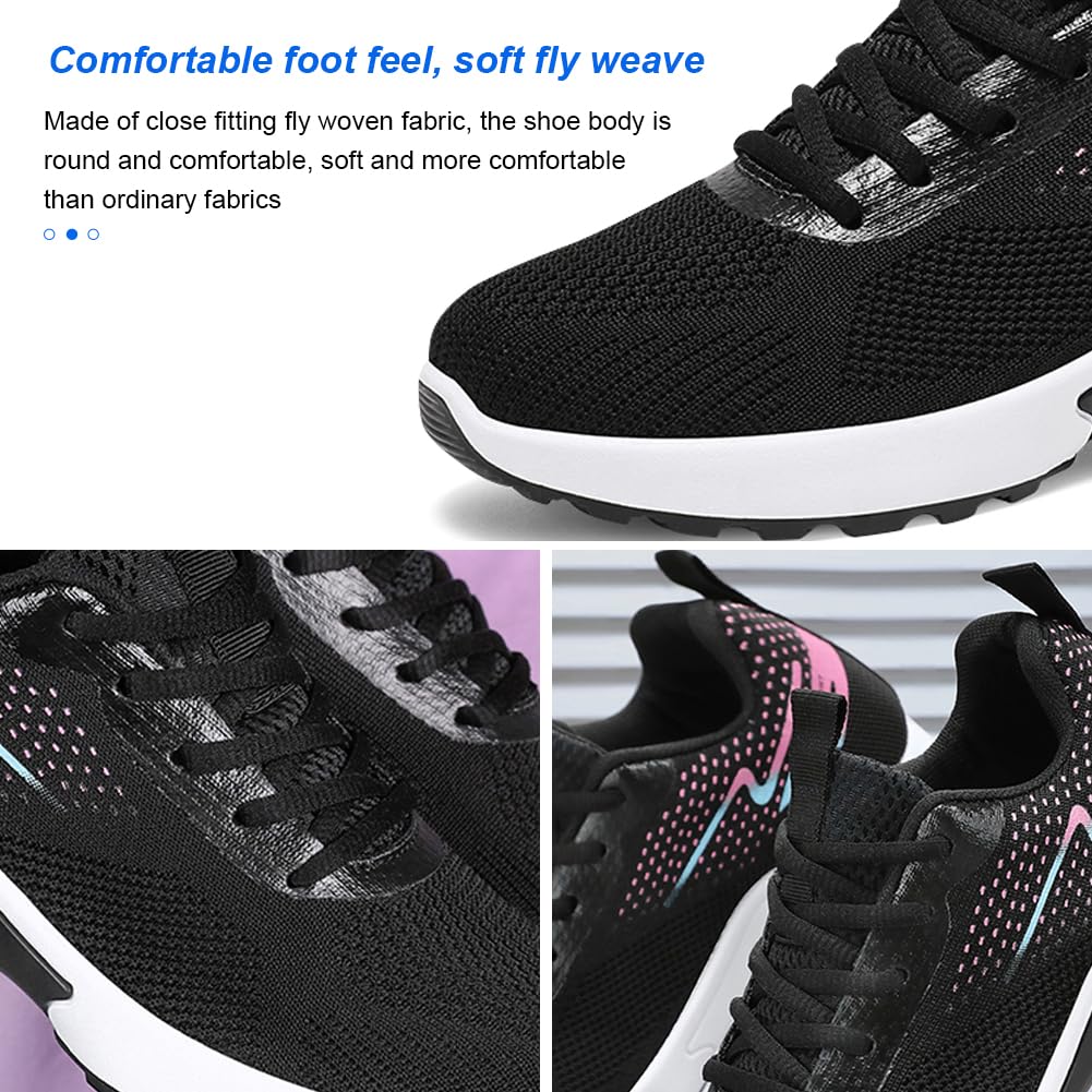 Padgene Womens Sneakers Air Cushion Running Shoes Lightweight Tennis Walking Shoes Mesh Breathable Gym Work Fashion Sneakers Athletic Comfortable CasualPadgene Womens Sneakers Air Cushion Running Shoes Lightweight Tennis Walking…size8