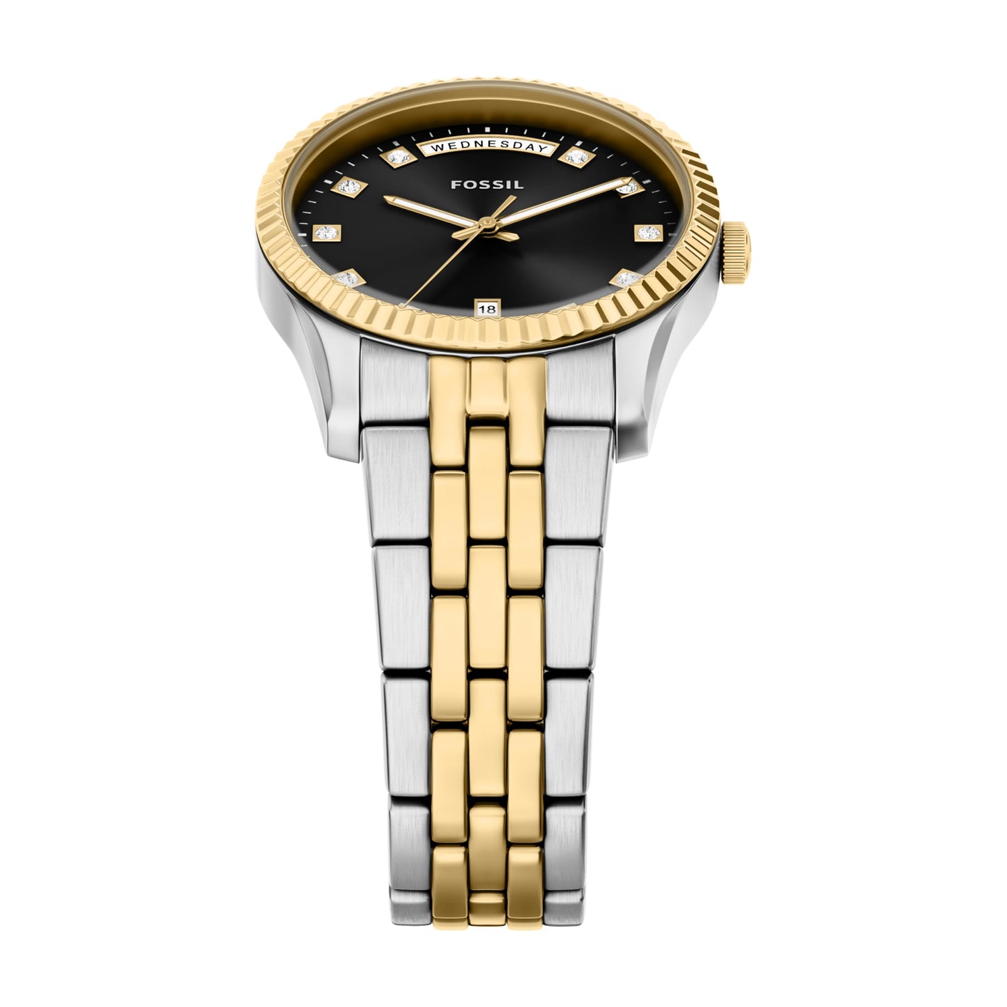 Fossil Women's Watch, Scarlette Quartz Stainless Steel Three-Hand Watch for Women