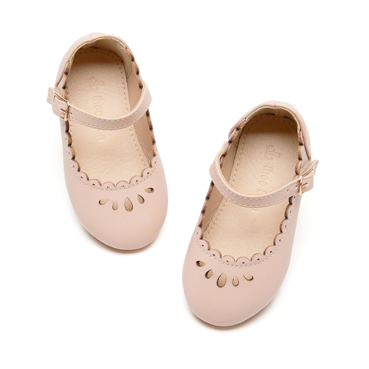 THEE BRON Toddler Mary Janes | Arch Support Leather Dress Shoes | Birthday Party Flats(AF440 Little Kid,Apricot/11M)THEE used Toddler Mary Janes | Arch Support Leather Dress Shoes | Birthday Part…