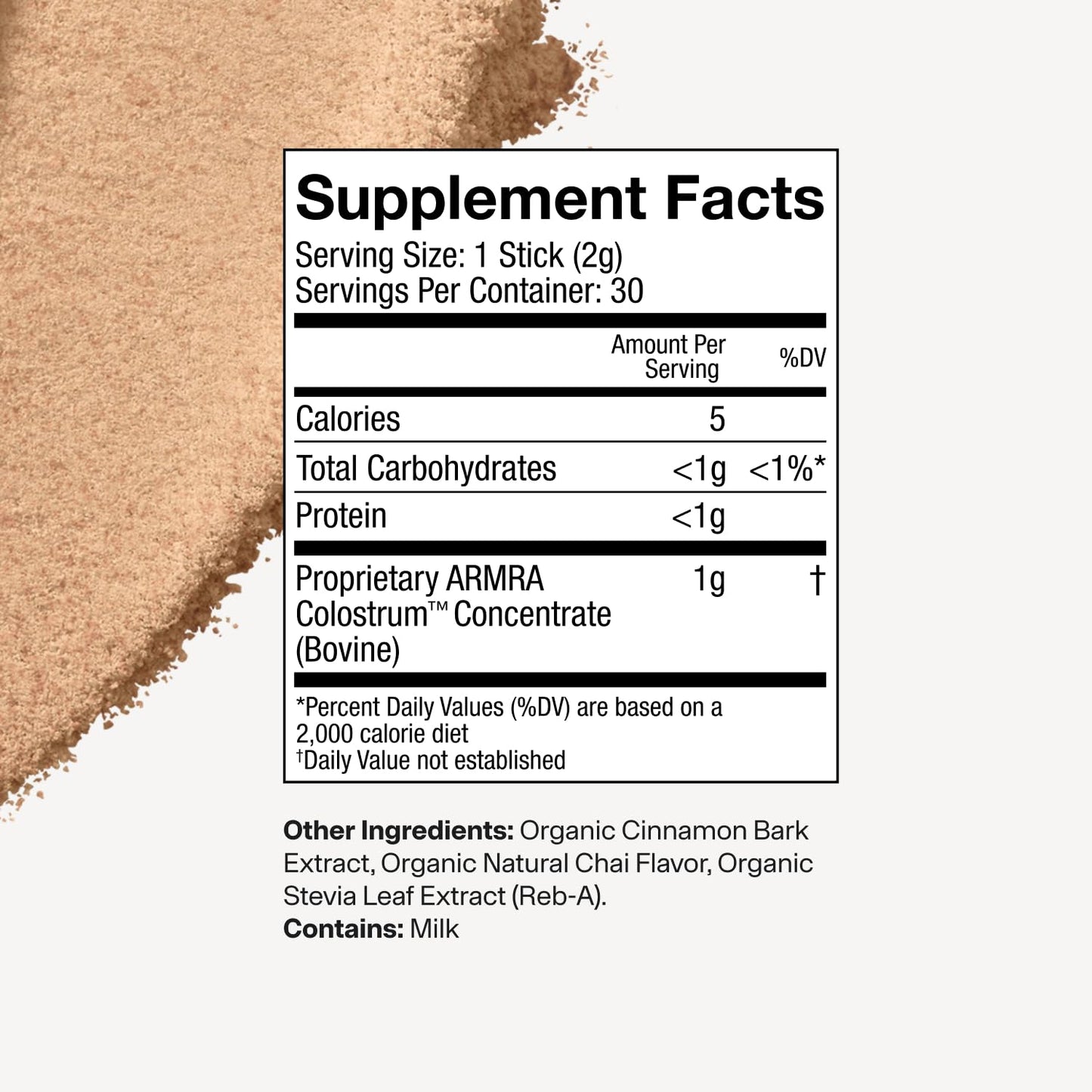 ARMRA Colostrum™ Powder | Blood Orange | Gut Health & Bloating | Skin & Hair | Immunity | Keto, Gluten & Fat-Free | 30 Servings