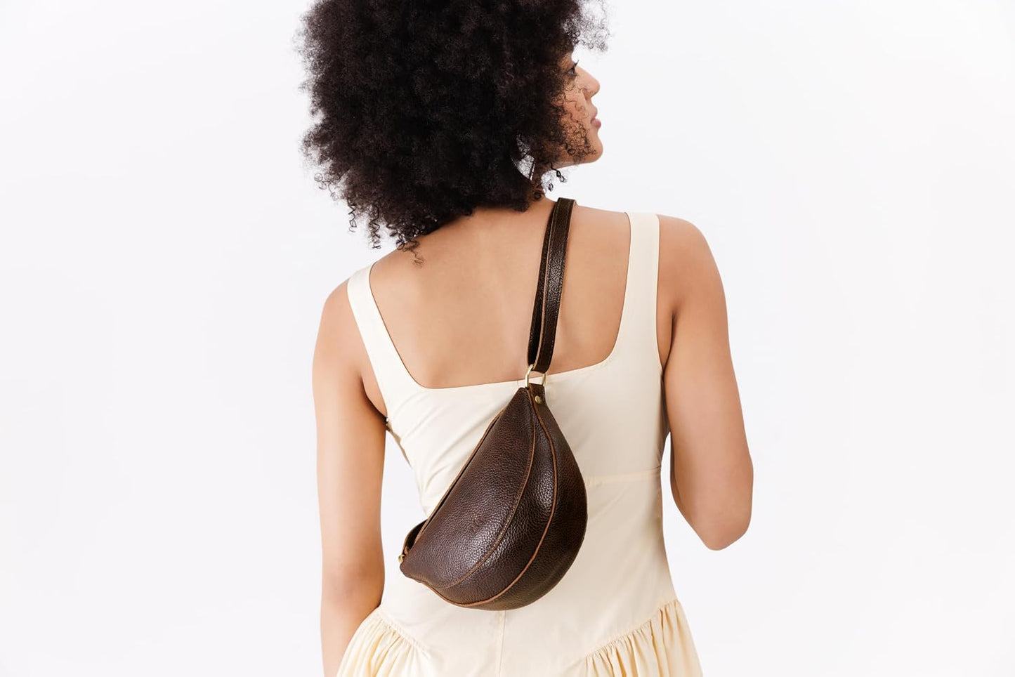 Portland Leather Goods Koala Sling Bag – Leather Sling with Adjustable Strap – Handmade from the Finest Full-Grain Hides