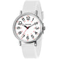 Women's Analog Nurse Watch with Second Hand for Nursing, 12/24 Time, Silicone Band, Easy Read
