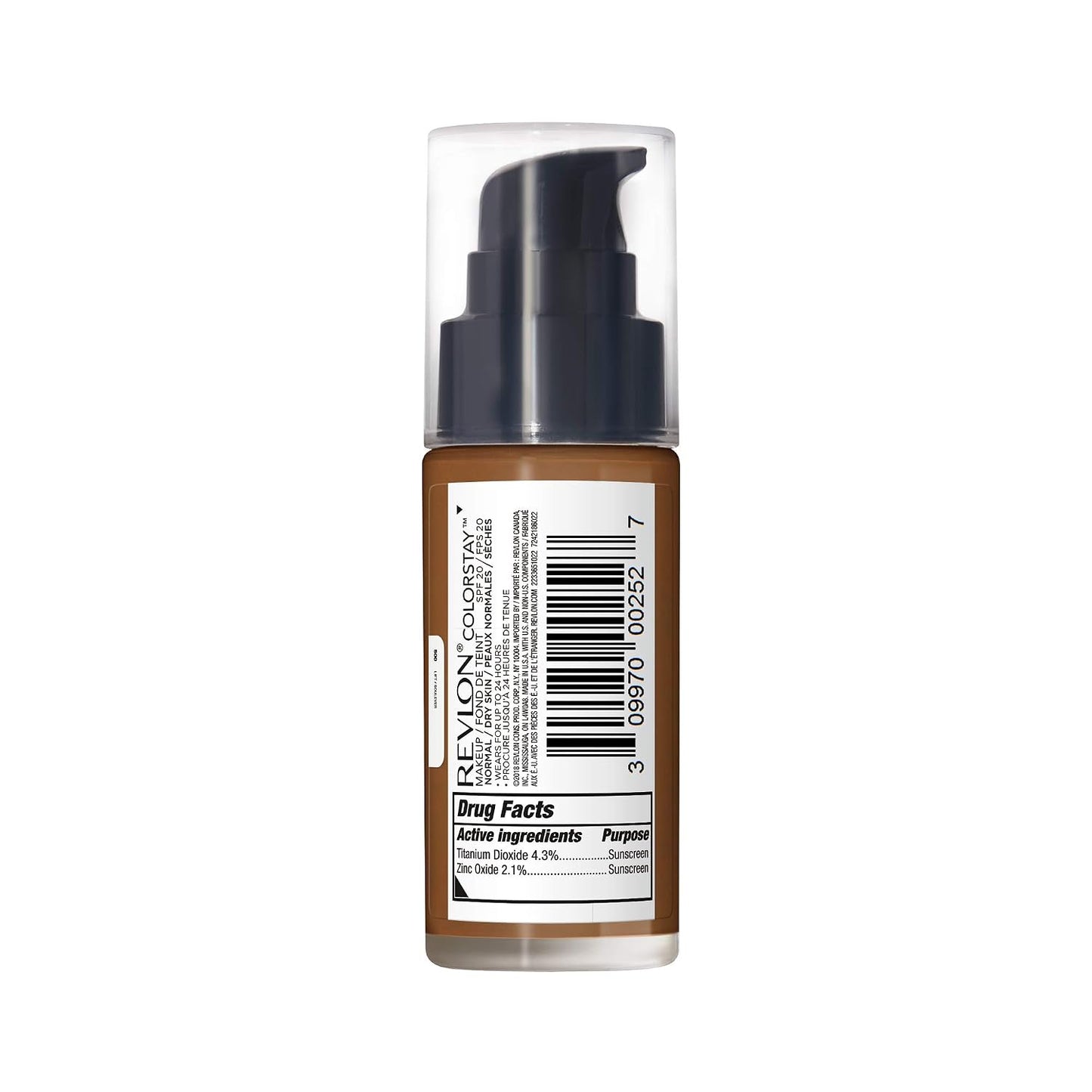 Revlon Liquid Foundation, ColorStay Face Makeup for Normal & Dry Skin, SPF 20, Longwear Medium-Full Coverage with Natural Finish, 240 Medium Beige, 1 Fl Oz