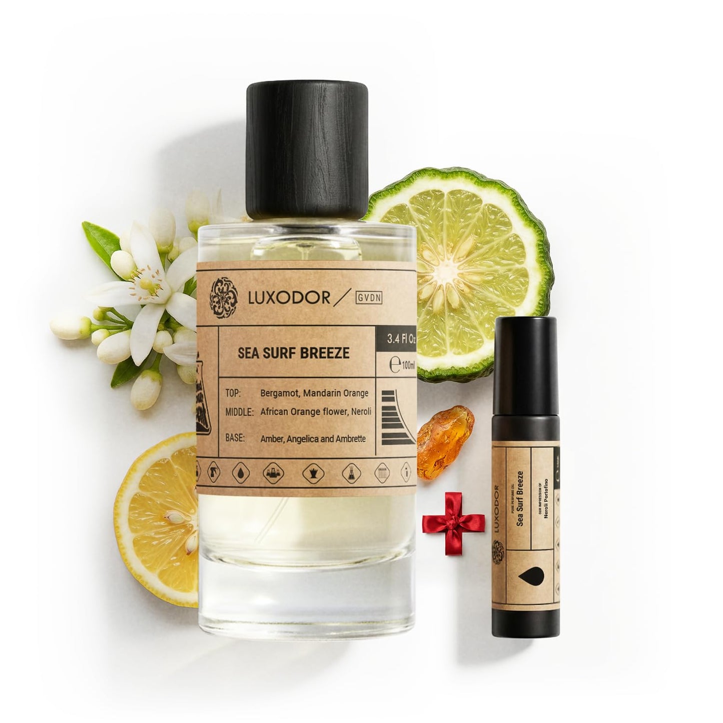 Inspired by Y S.L's B.lack O.pium 3.4 fl. oz (100ml) Damascus Poemy with Pheromone Roll-On Oil 10 ml | Women’s Dupes Fragrances | Long Lasting Perfume Vanilla for Women | Womens Perfume