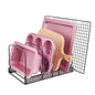 Adjustable Cookware Organizer Rack for Pots, Pans & Lids