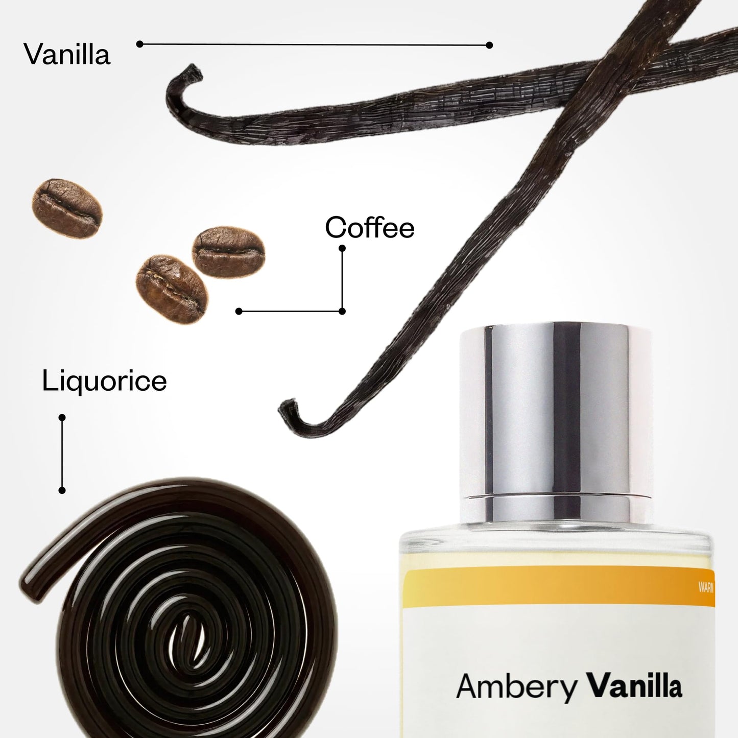 Dossier - Ambery Vanilla - Eau de Parfum - Vanilla Perfume - Inspired by Black Opium - Long-Lasting Fragrance - Feminine - 1.7 fl oz (50ml)