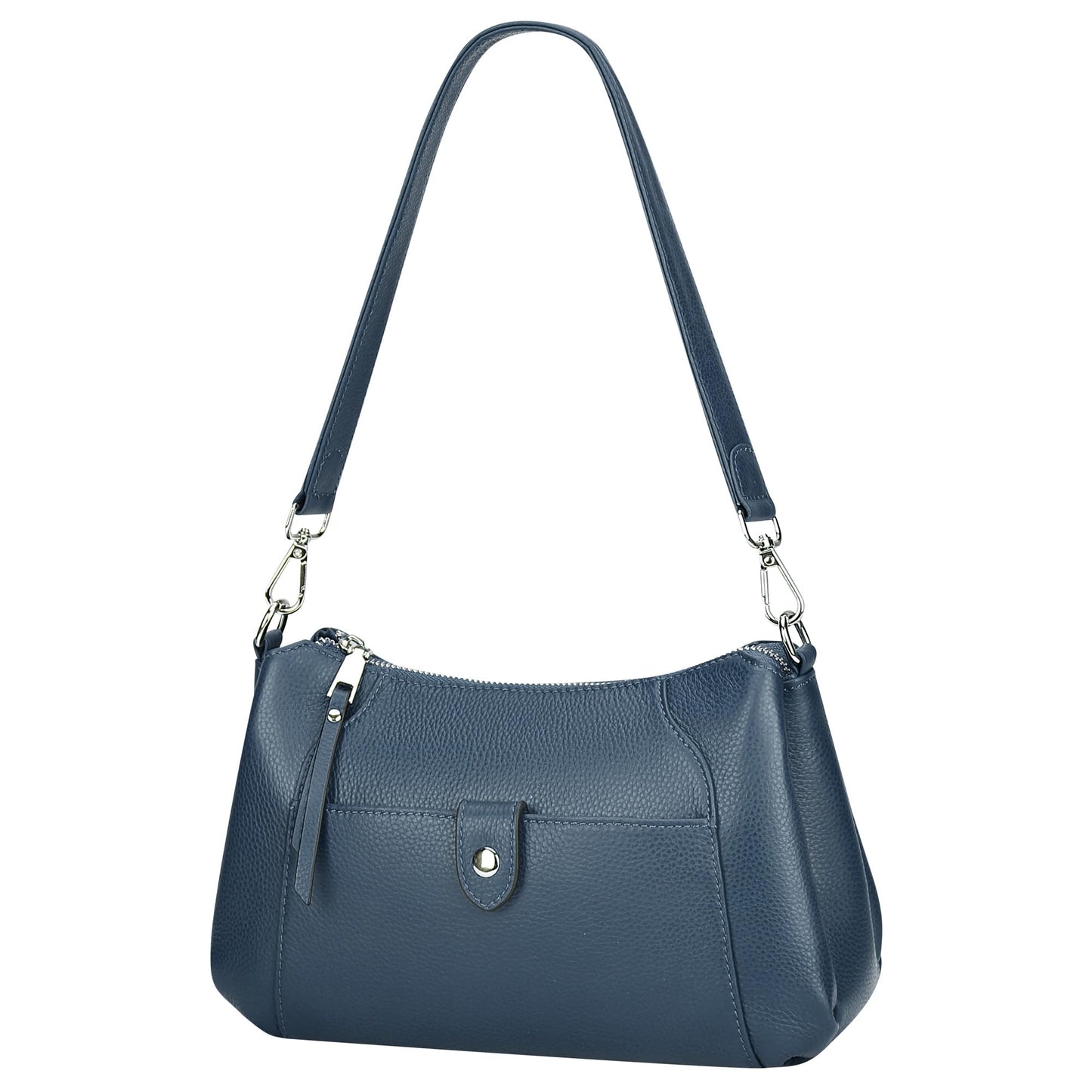 Over Earth Genuine Leather Small Hobo Crossbody Bags for Women Shoulder Purses and Handbags