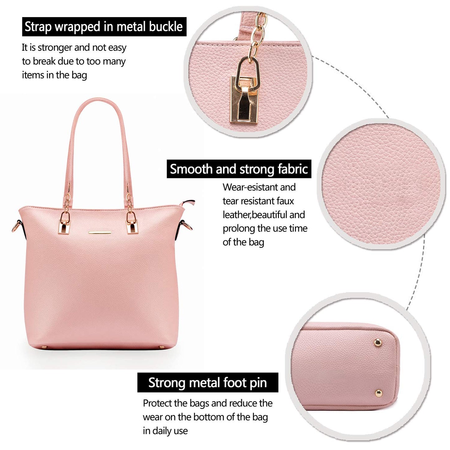 2E-youth Designer Purses and Handbags for Women Satchel Shoulder Bag Tote Top Handle Bag