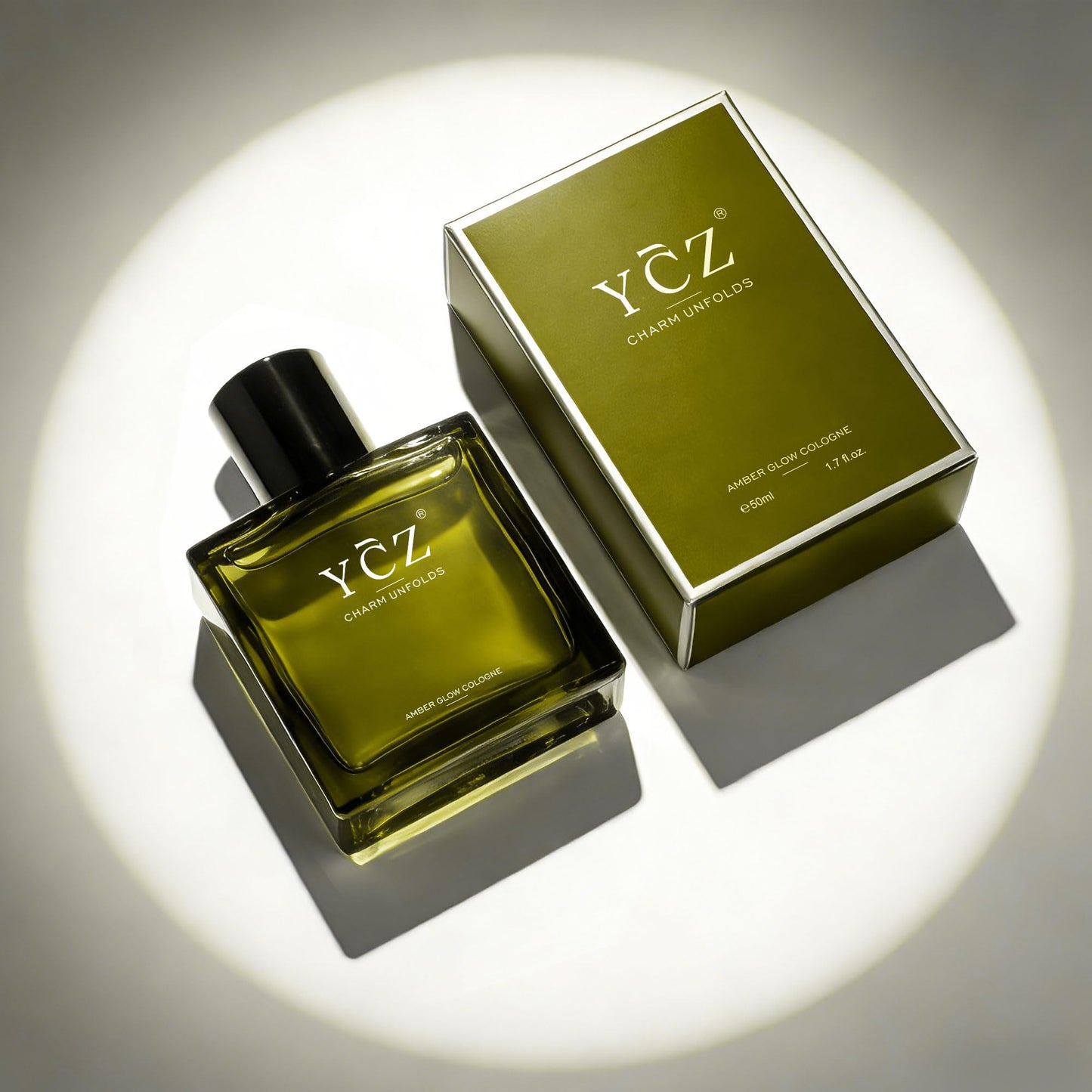 Ycz Midnight Marine Eau de Parfum for Men, 1.7 Fl Oz (50 mL), Long-Lasting Cologne, Fresh Marine & Woody Fragrance with Grapefruit, Ginger and Cedar Notes for Daily Wear, Date Night and Gifts