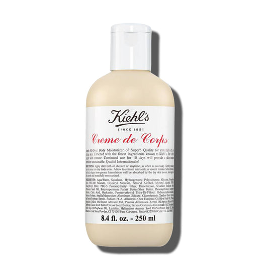 Kiehl's Creme de Corps, Rich, Luscious Body Lotion, with Cocoa Butter and Shea Butter for Fast Absorbing Hydration, Skin Feels Soft and Smooth, Suitable for All Skin Types