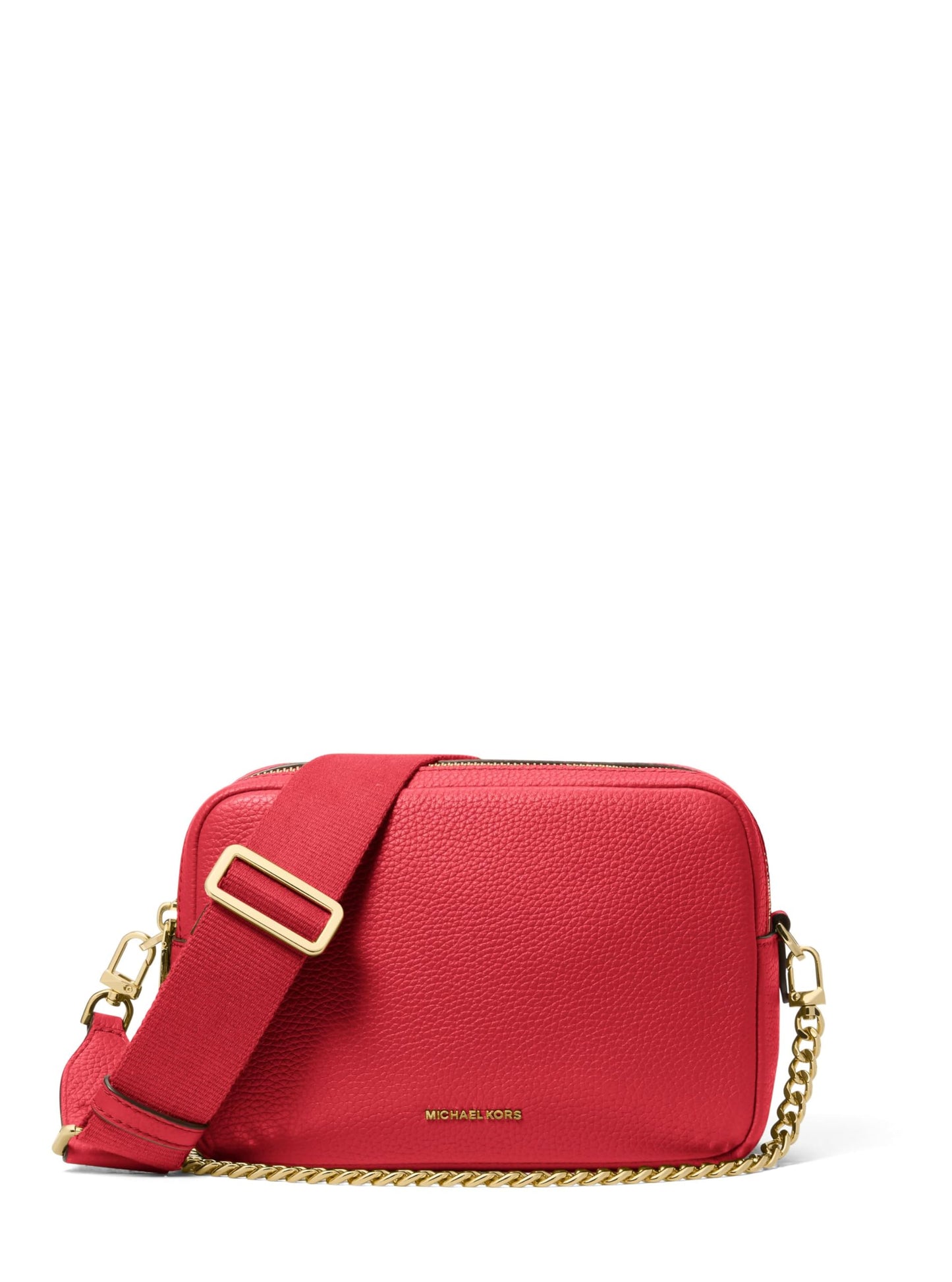 Michael Kors Bryant Medium Double Zip Chain Camera Crossbody Bag