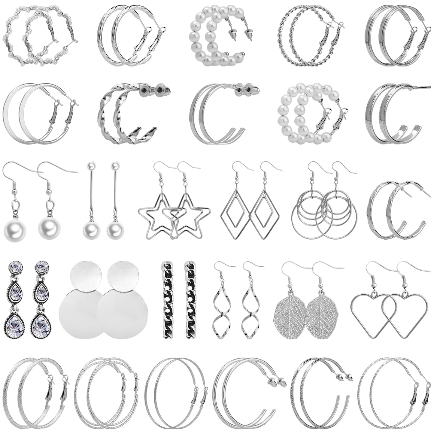 69-Piece Gold Jewelry Set for Women | Necklaces, Bracelets & Earrings