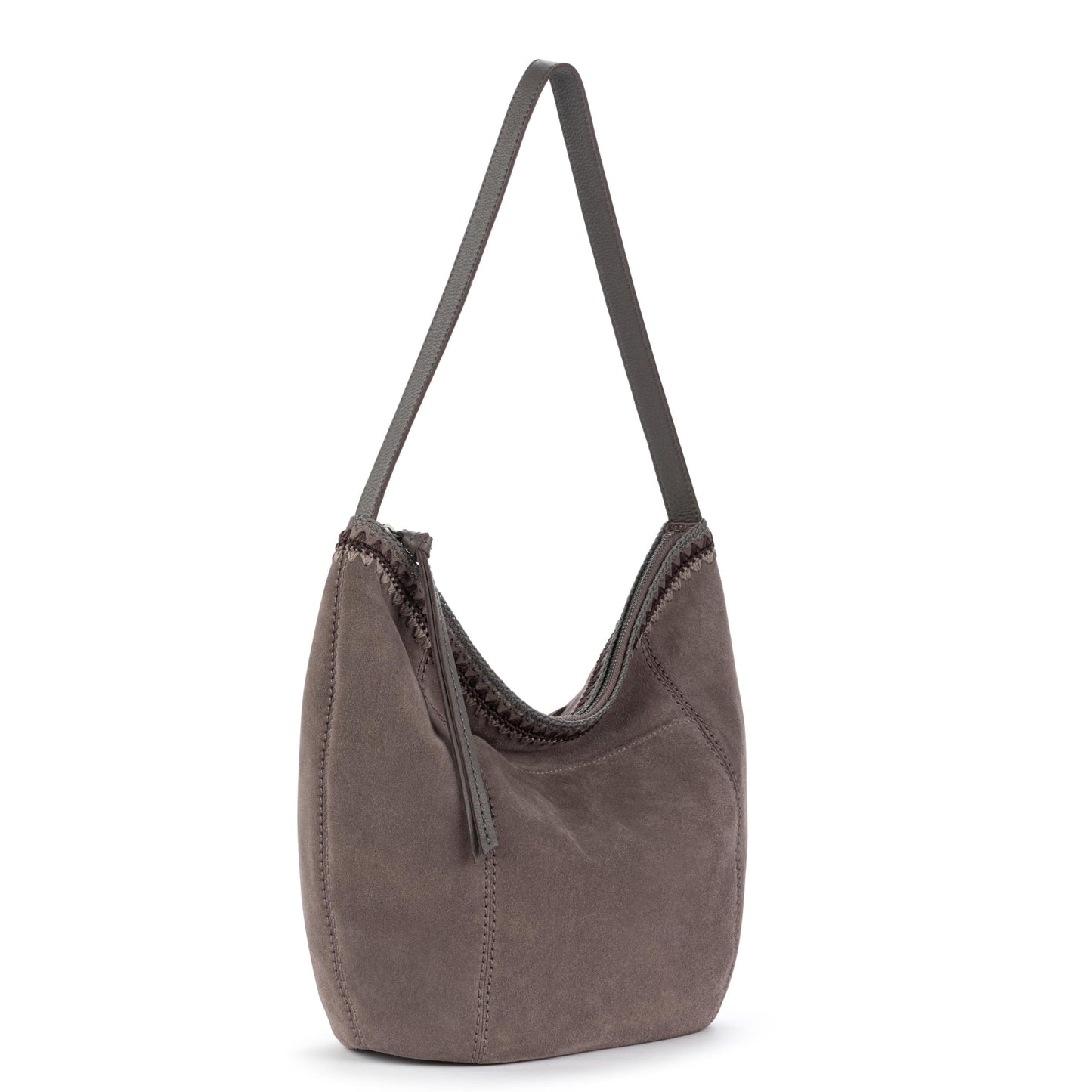The Sak Sequoia Hobo Bag - Premium Large Leather Women's Handbag for Everyday & Travel - Durable Purse With Zipper Pocket