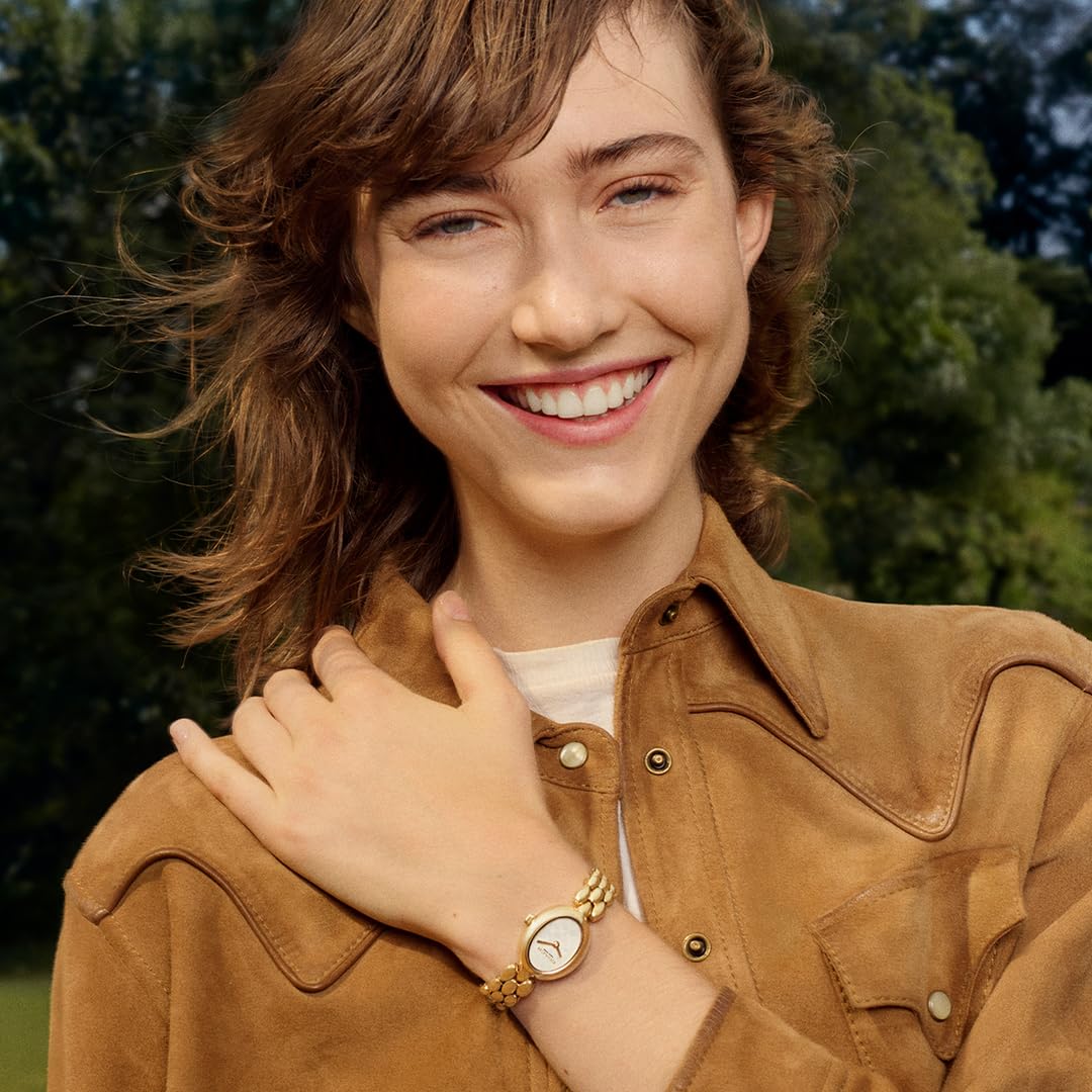 COACH Women's Sammy 2H Quartz Bracelet Watch, 22.5mm Petite Oval Case, Premium Fashion, Everyday Wear - Gift for Her