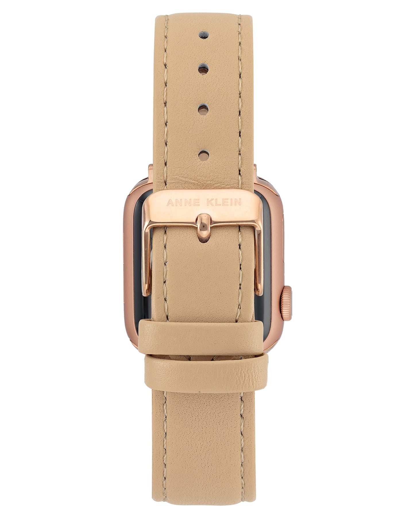 Anne Klein Leather Fashion Band for Apple Watch Secure, Adjustable, Apple Watch Band Replacement, Fits Most Wrists