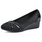 Cliffs by White Mountain Women's Bowie Cushioned Ballet Wedge Heel