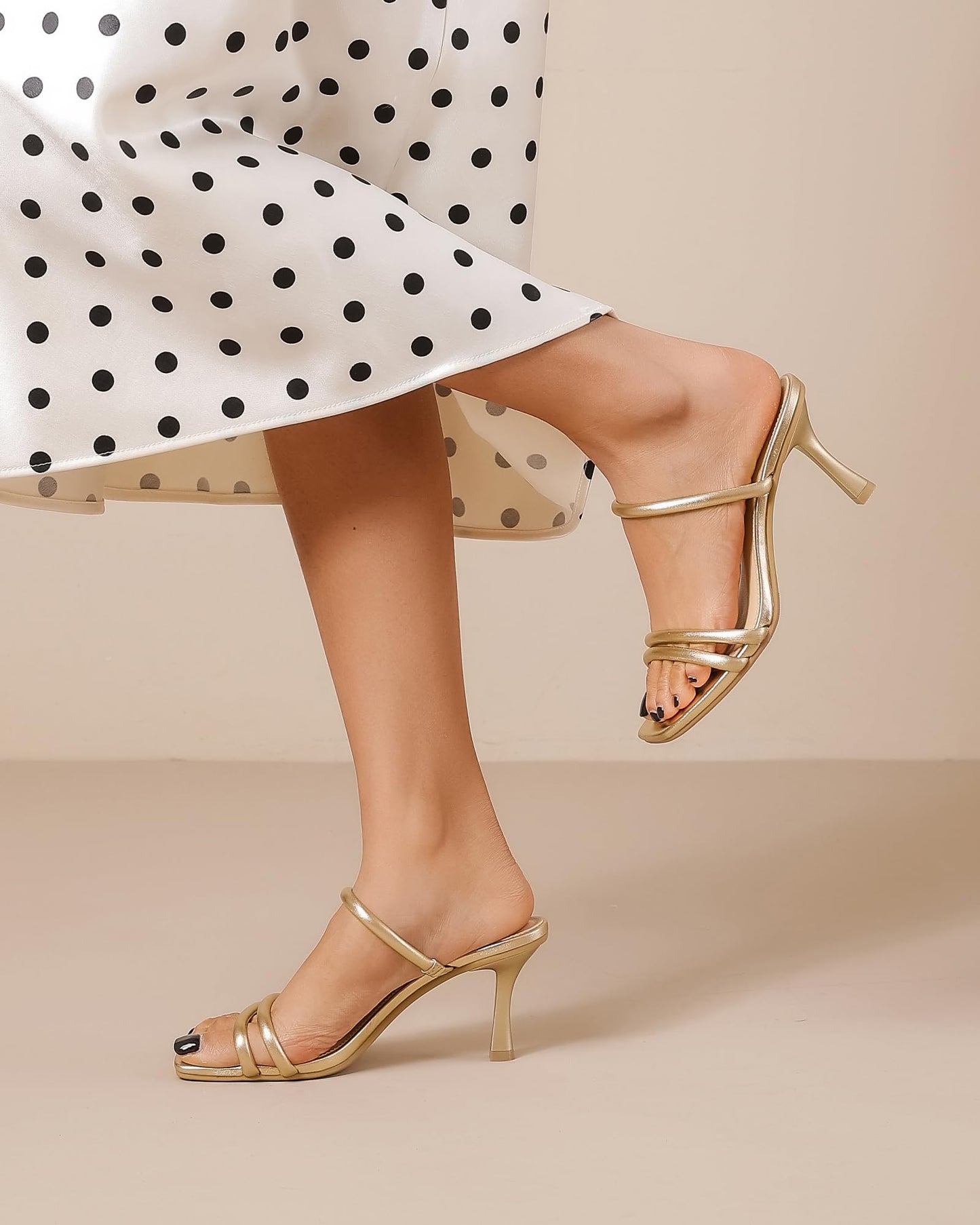 Heels for Women Square Open Toe Strappy Mules Women's Heeled Sandals Summer Dressy Comfort Sexy Shoes Weeding Party