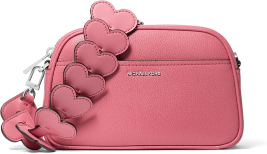 Michael Kors Women's Jet Set Small Camera Crossbody Bag Heart