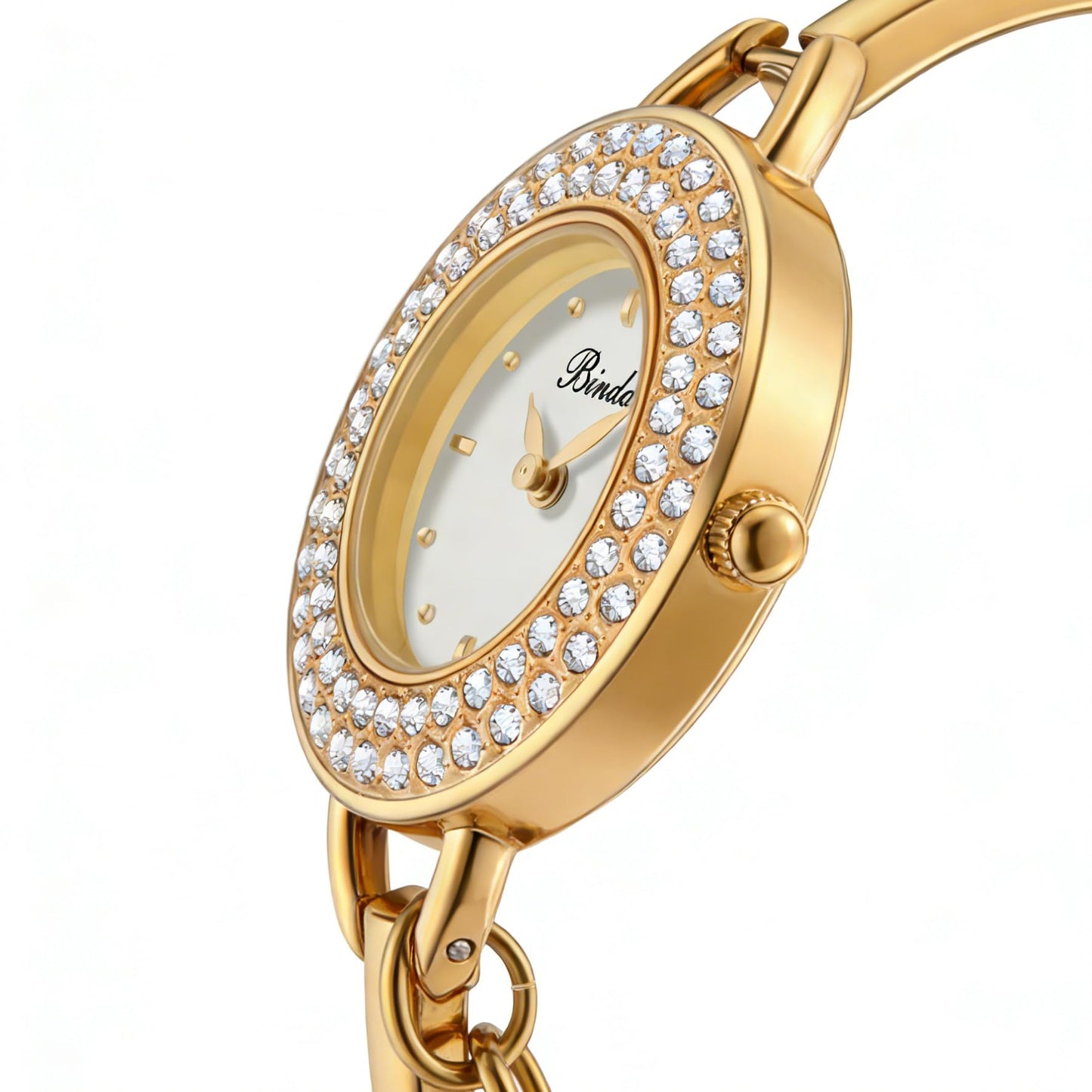 Binda Women's Quartz Watch – Stainless Steel Bracelet, Round Elegant Dial, Suitable for Daily and Formal Wear, Gift Box Included