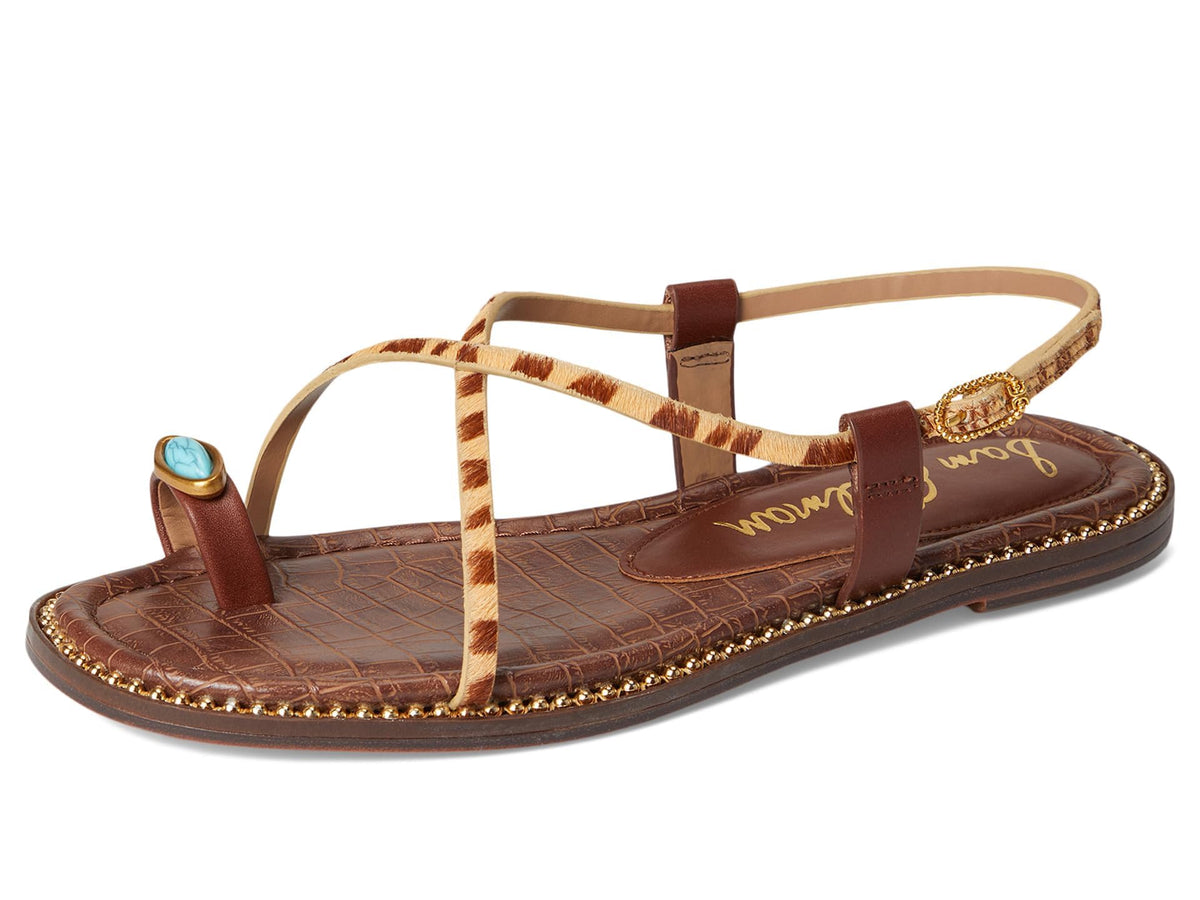 Sam Edelman Women's Tenly Flat Sandal, Summer Sand, 6.5Sam Edelman Women's Tenly Flat Sandal, Summer Sand, 6.5