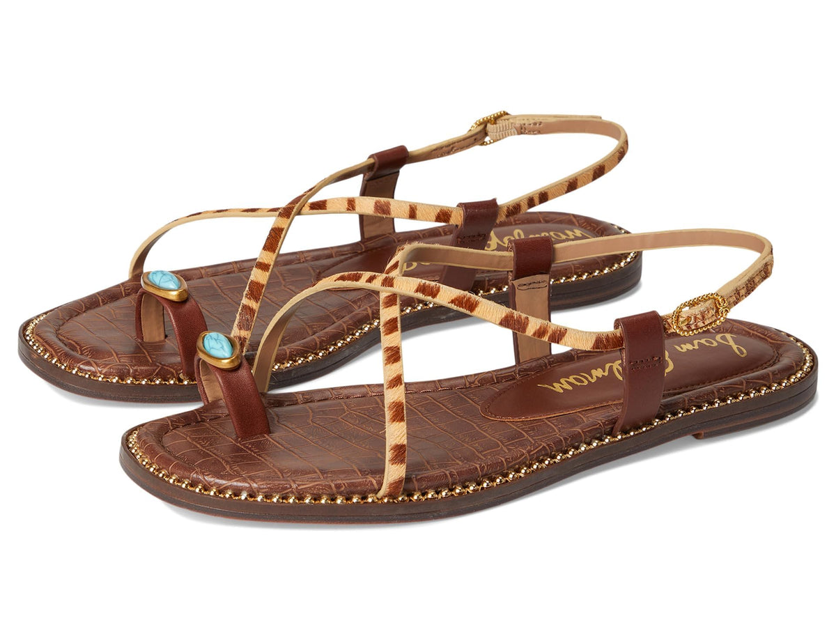 Sam Edelman Women's Tenly Flat Sandal, Summer Sand, 6.5Sam Edelman Women's Tenly Flat Sandal, Summer Sand, 6.5