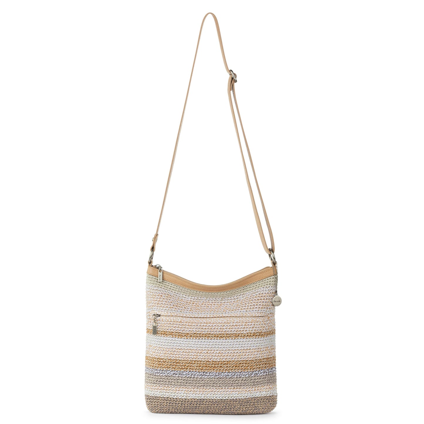 The Sak Lucia Crossbody Bag in Crochet, Convertible Purse with Adjustable Shoulder Strap