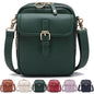 Leather Crossbody Bag for Women,Anti-Theft Messenger Bag with Large Capacity,Built-in Purse Card Slots Shoulder Sling Bag