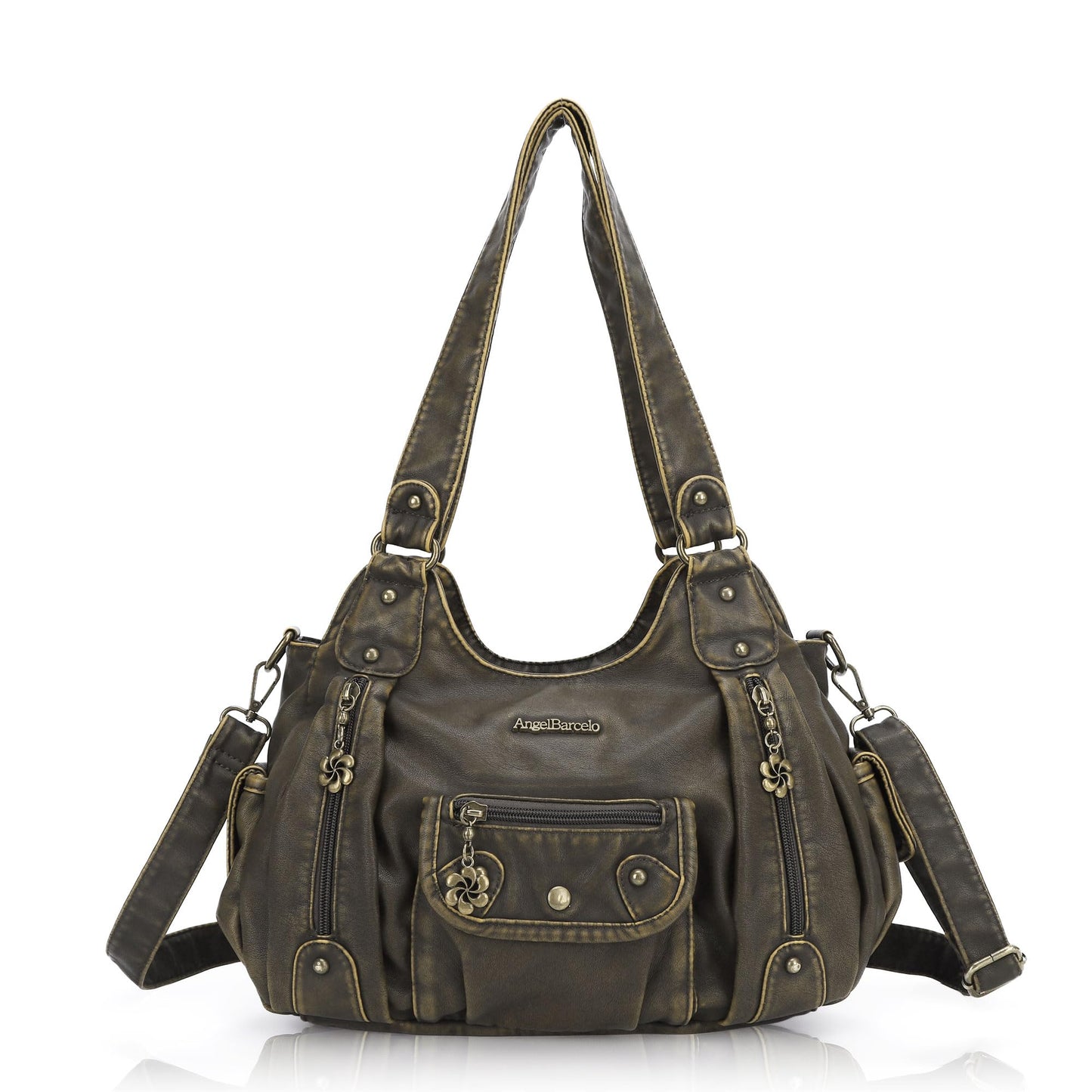 Angel Barcelo Purses for Women Soft PU Leather Shoulder Bag Crossbody Purse and Handbags