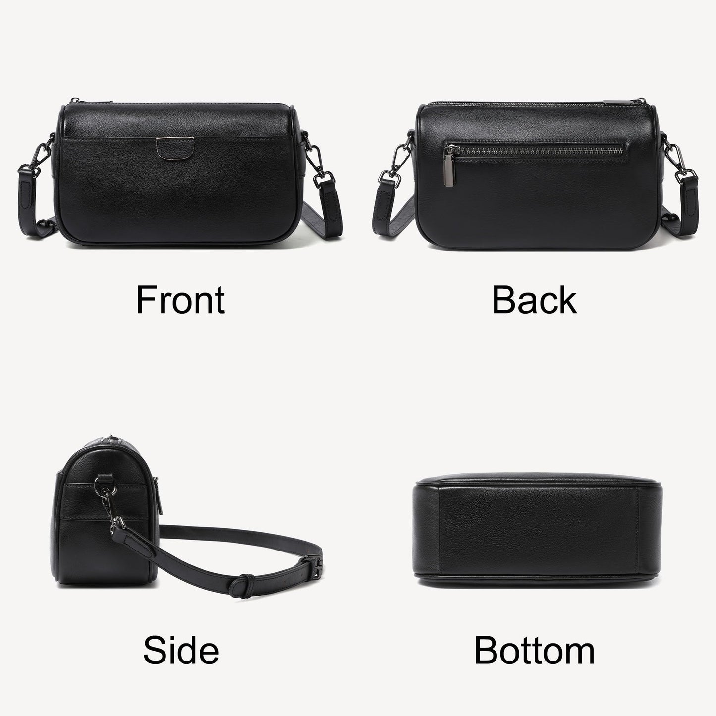 Genuine Leather Crossbody Purses Bag,Travel Casual Handbag,Small Shoulder Cross body Purse Trendy Gifts for Women