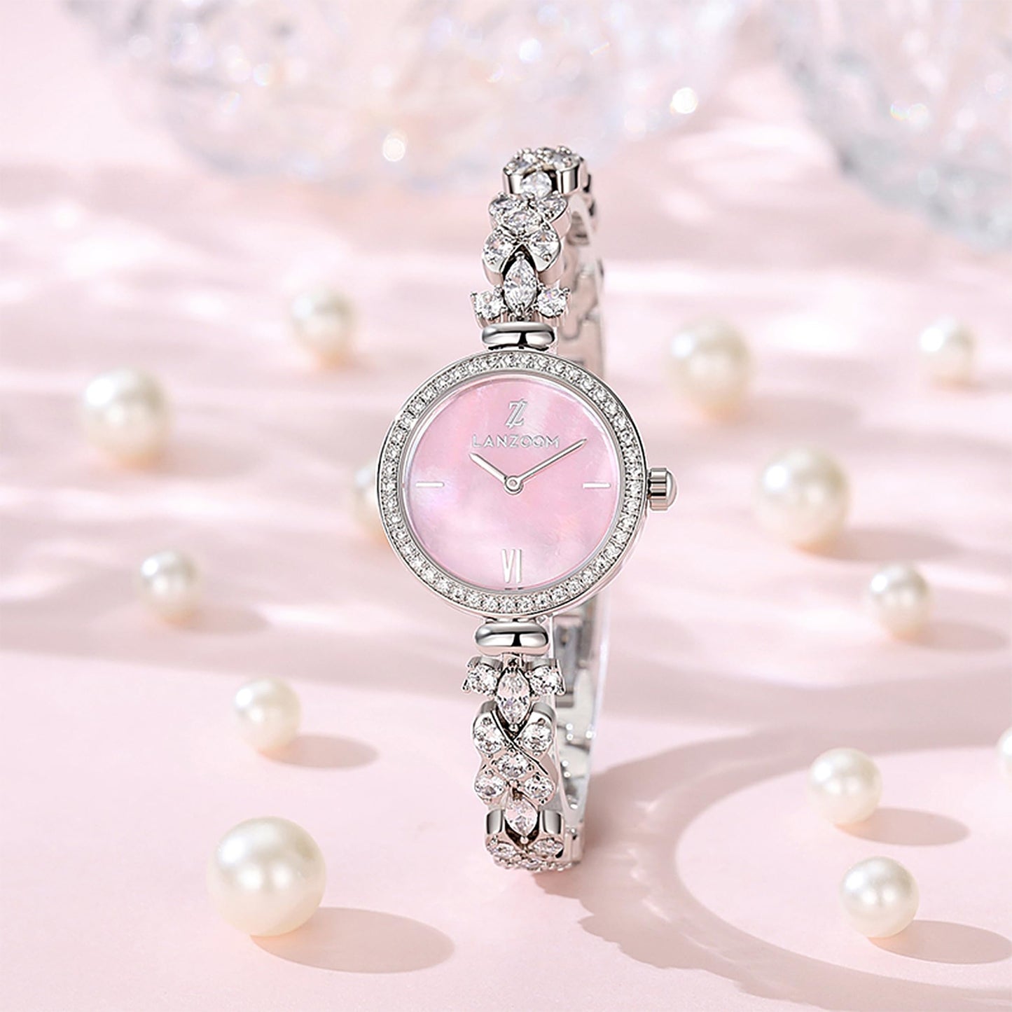 LANZOOM Retro Women's Quartz Watch - Stainless Steel case,Gold Filled, Ideal Gift for Holidays and Special Occasions.