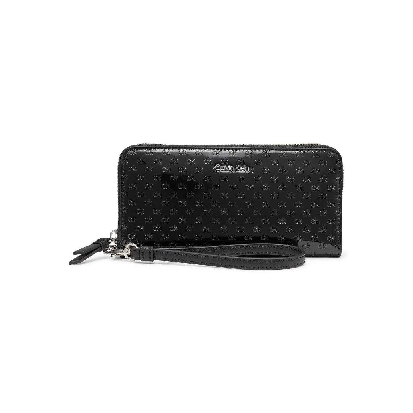 Calvin Klein Women's Key Item Saffiano Continental Zip Around Wallet With Wristlet Strap