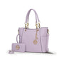 MKF Collection Tote Bag for Women, Handbag Set with Wallet-Top-Handle Bag Vegan Leather Purse by Mia K
