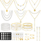 69-Piece Gold Jewelry Set for Women | Necklaces, Bracelets & Earrings