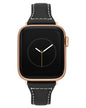 Anne Klein Leather Fashion Band for Apple Watch Secure, Adjustable, Apple Watch Band Replacement, Fits Most Wrists