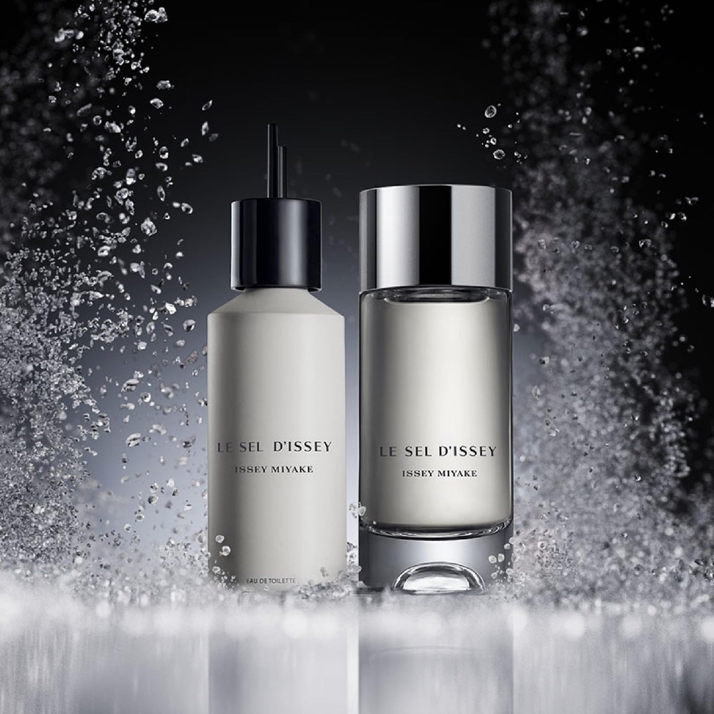 Issey Miyake Le Sel d'Issey Eau de Toilette - Fresh Woody Marine Fragrance for Men - With Salt Accord, Marine Seaweed, Ginger & Cedarwood - Refillable