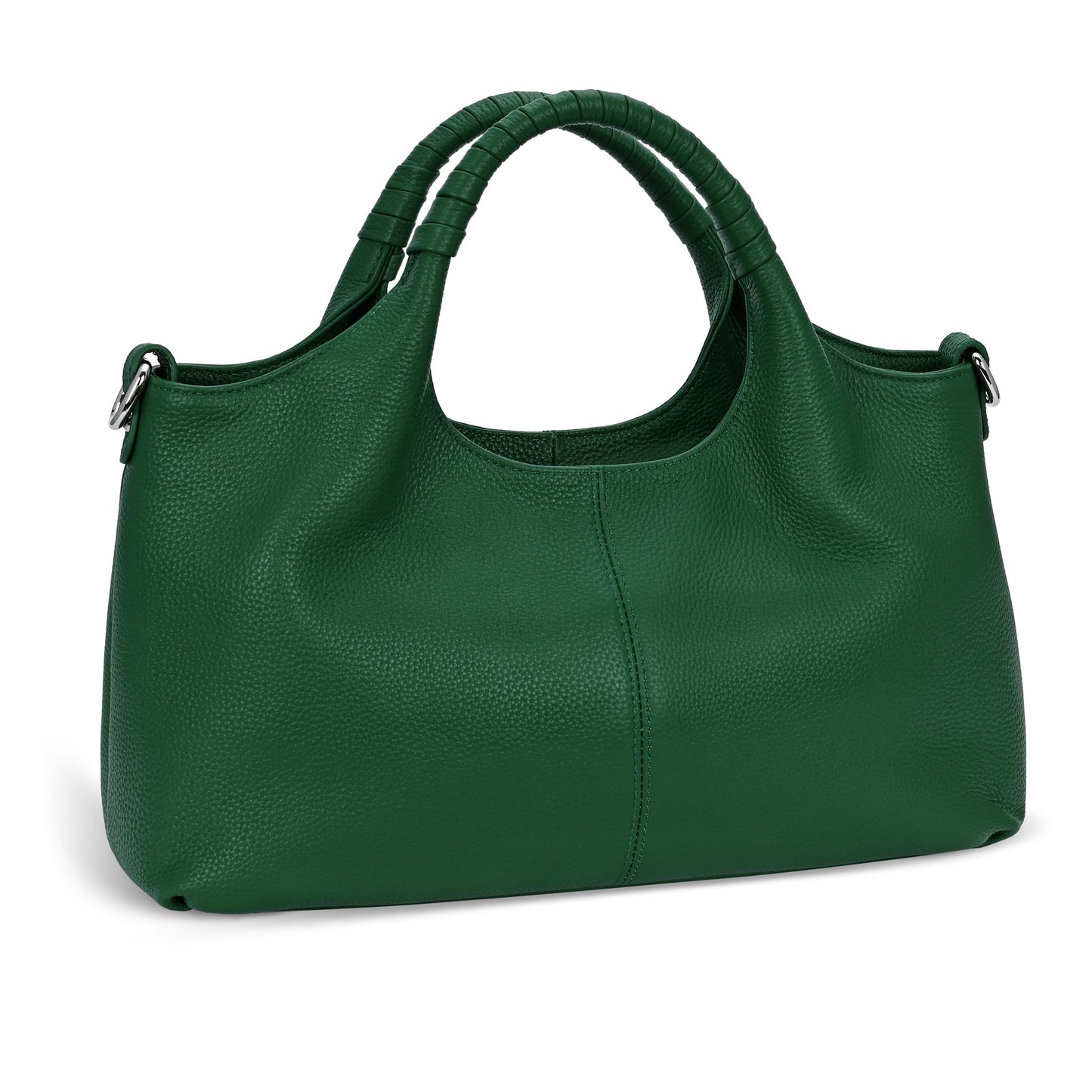 Iswee Leather Satchel Women Purse and Handbag Crossbody Shoulder Bag Hobo | Genuine Cowhide Leather Tote Top Handle Bag Soft & Durable Medium Size Bags with Detachable Multiple Pocketbooks Trendy