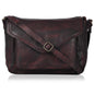Leather Flapover Crossbody Handbag Purse for Women with Adjustable Strap & Overflap Snap Closure Tote/Bag