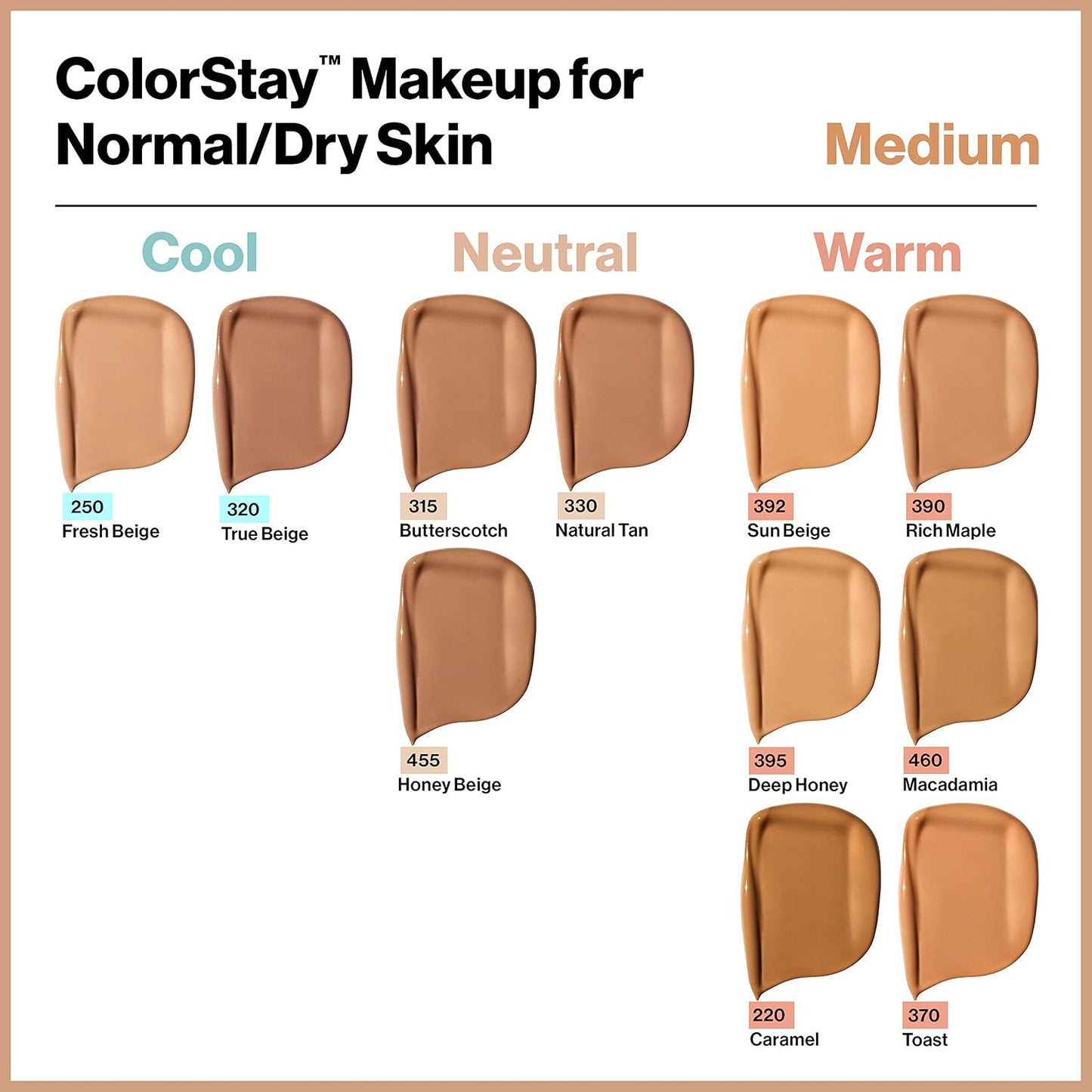 Revlon Liquid Foundation, ColorStay Face Makeup for Normal & Dry Skin, SPF 20, Longwear Medium-Full Coverage with Natural Finish, 240 Medium Beige, 1 Fl Oz