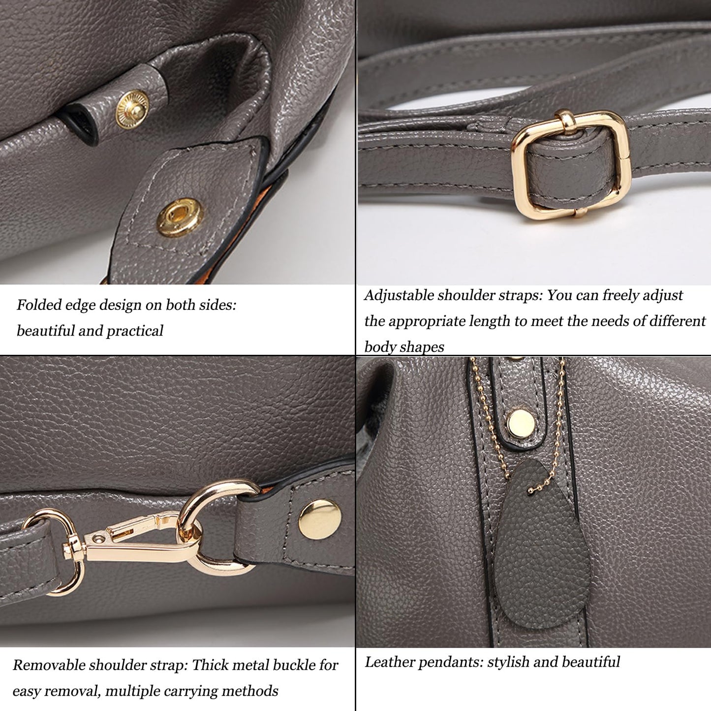 Handbags and Purses for women Vegan Leather Tote Bag for Women Satchel Shoulder Bags Travel Purse with Compartments