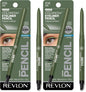 Revlon ColorStay Pencil Waterproof Eyeliner, Smudge-Proof, Eye Makeup with Built-In Sharpener, Long-Lasting, Matte Finish, 201 Black, 2 pack