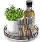 AMH Lazy Susan Wooden Organizer for Table Top