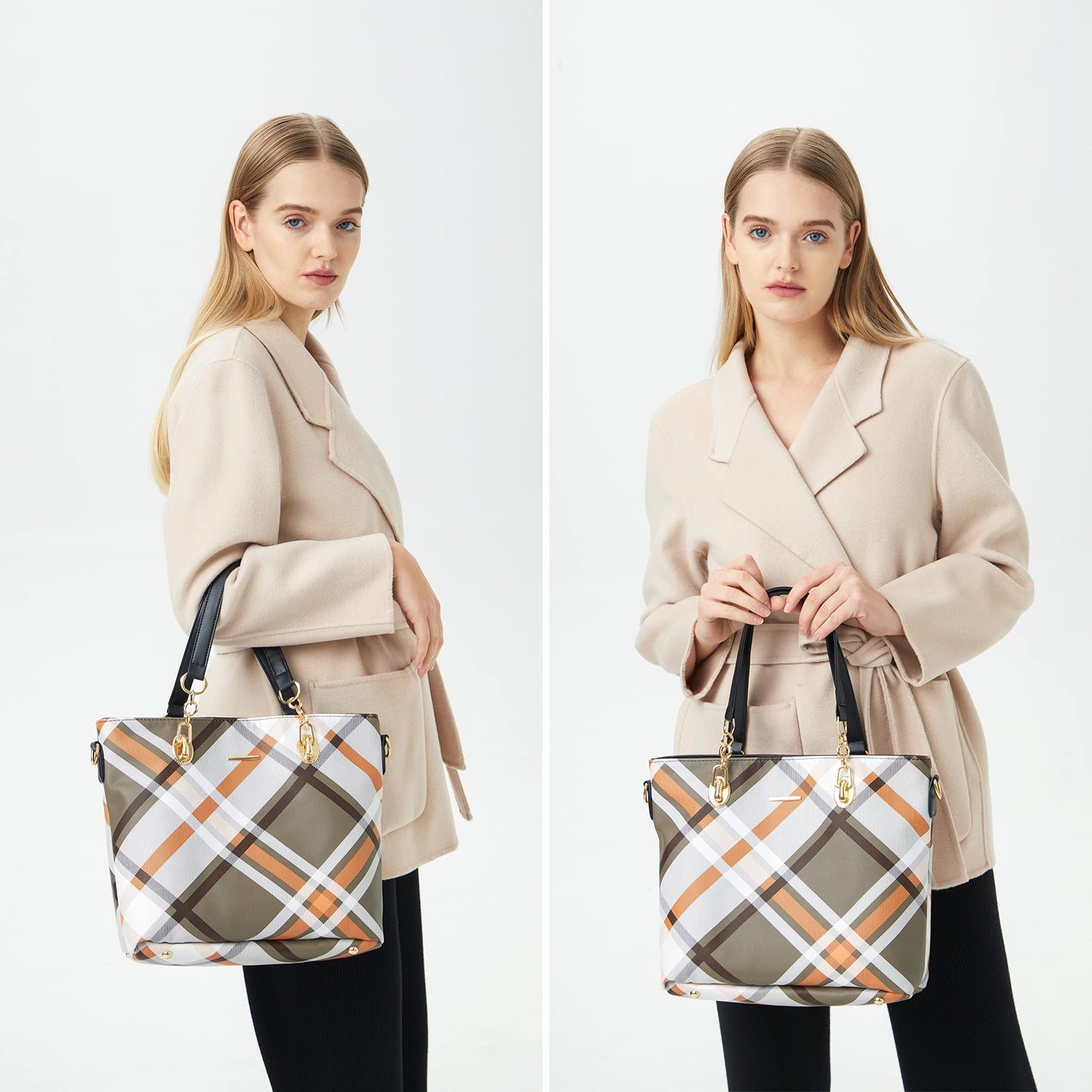 2E-youth Designer Purses and Handbags for Women Satchel Shoulder Bag Tote Top Handle Bag
