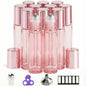 PrettyCare 4 Pack Amber Glass Oil Roller Bottles for Essential Oils 10ml, Roll On Bottles with Stainless Steel Roller Ball Leak-Proof Perfume Travel Refillable Bottle Empty, Beauty & Personal Care
