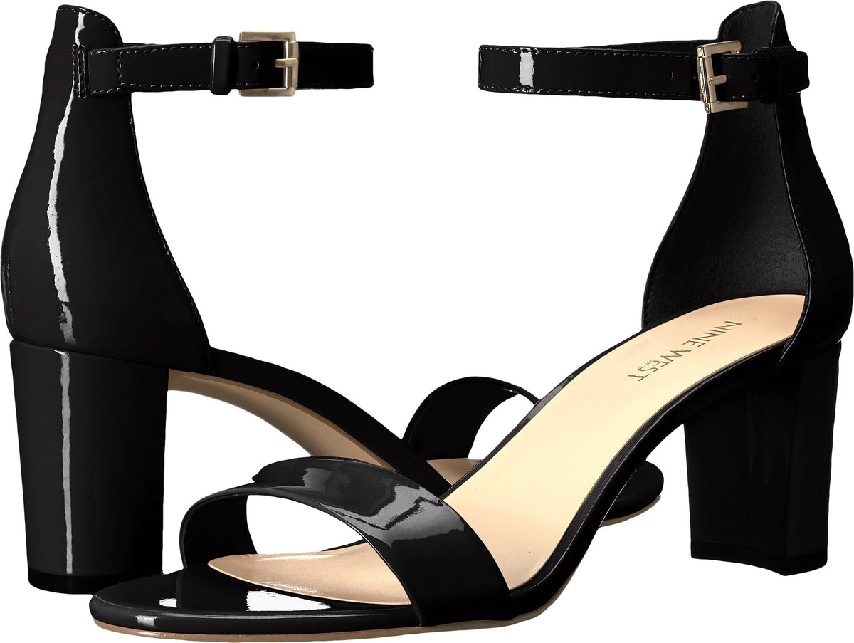 Nine West Women's Pruce Heeled Sandal, Natural Leather, 9Nine West Women's Pruce Heeled Sandal, Natural Leather, 9 l