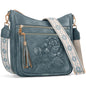 Crossbody Bags for Women, Vegan Leather Crossbody Purse, Multiple Pocket Daily Travel Shoulder Bag with Boho Strap