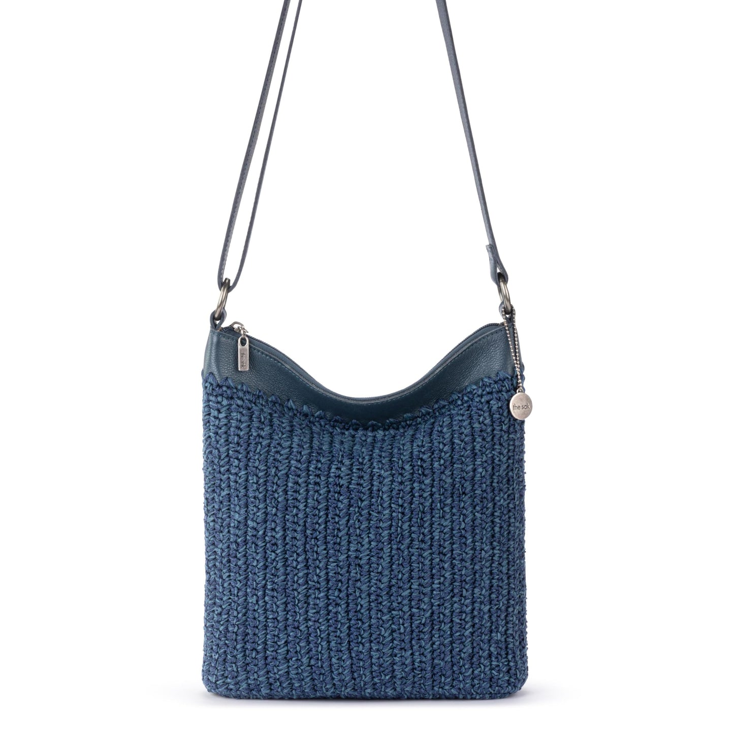 The Sak Lucia Crossbody Bag in Crochet, Convertible Purse with Adjustable Shoulder Strap