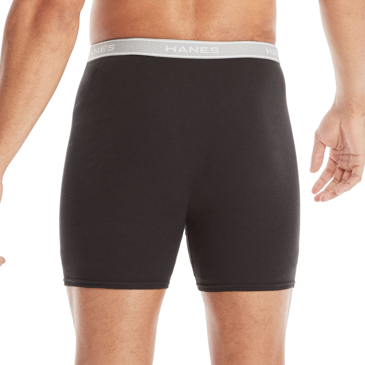 Hanes Men Hanes Boxer Briefs, Cool Dri Moisture-Wicking Underwear, Cotton No-Ride-up for Men, 6 Pack - Striped Assorted, Multi-Packs Available XXL