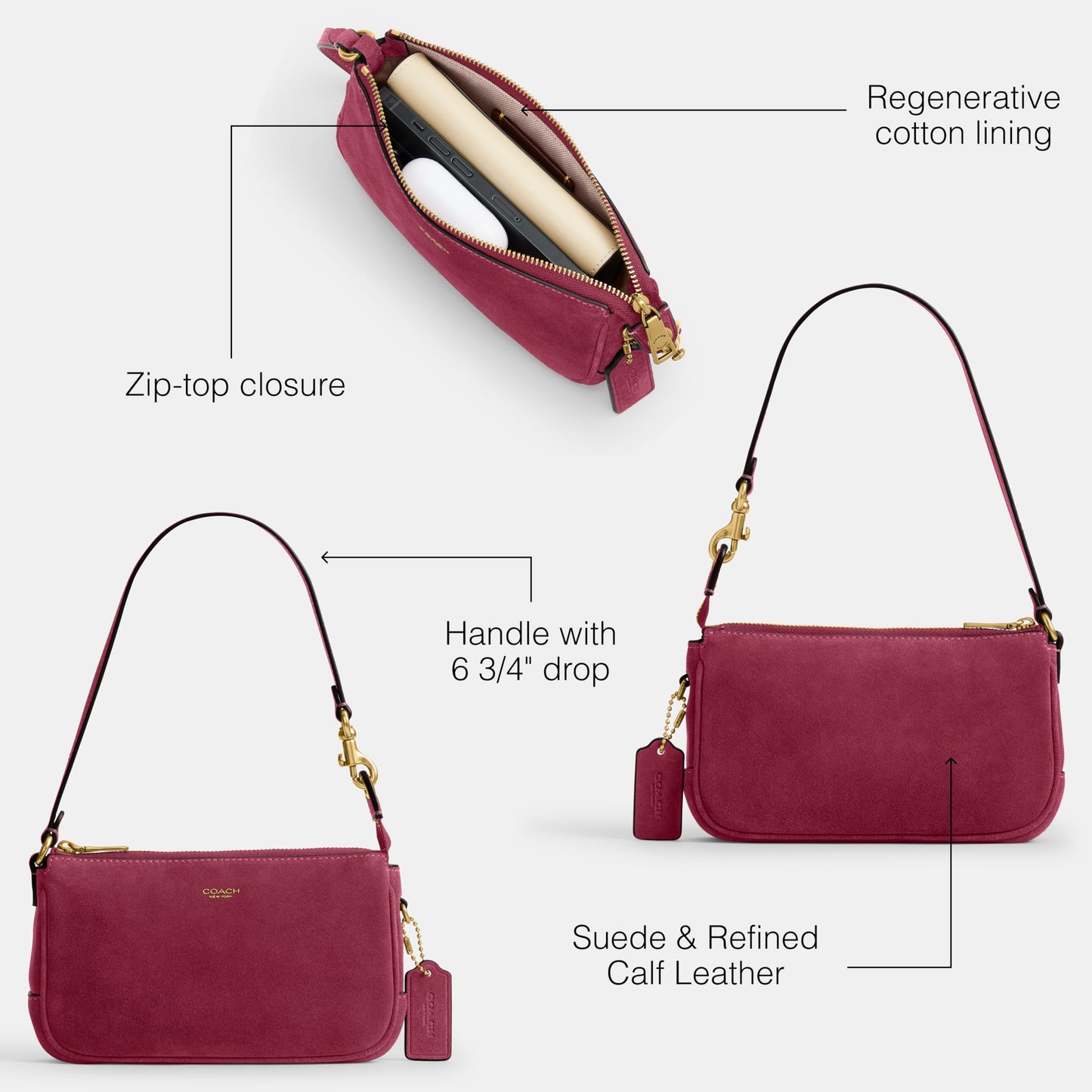 Coach Women’s Plaza Bag 18